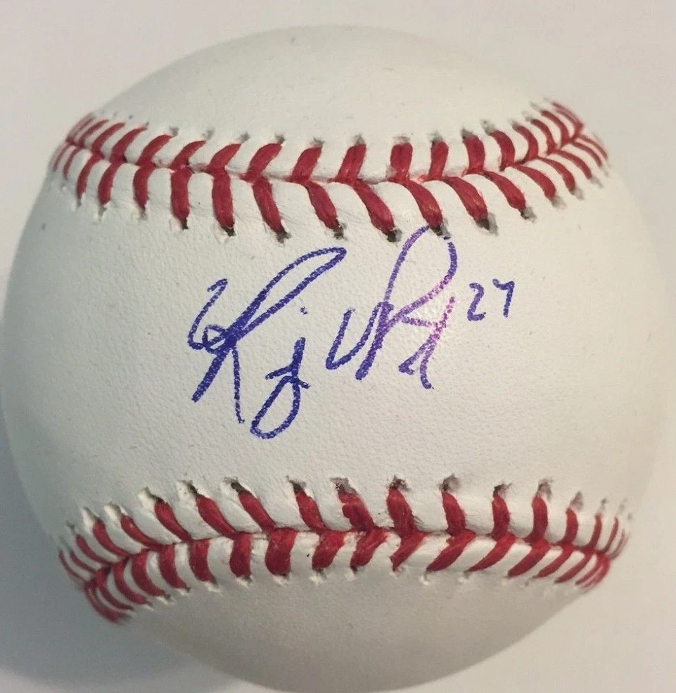 RILEY PINT SIGNED RAWLINGS MLB BASEBALL COLORADO ROCKIES COA