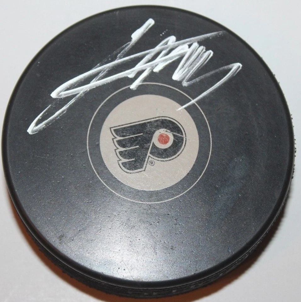 Jakub Voracek signed Philadelphia Flyers Puck w/ case COA