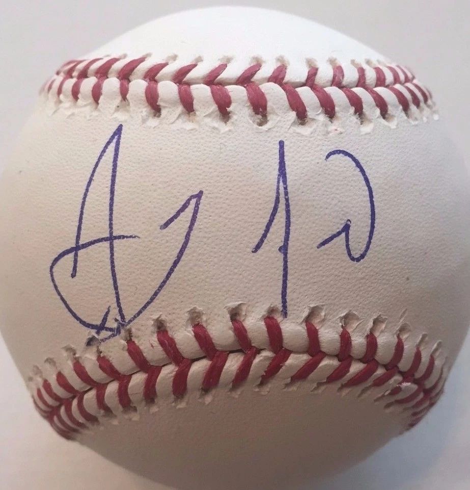 ANTHONY ALFORD SIGNED RAWLINGS MLB BASEBALL TORONTO BLUE JAYS COA