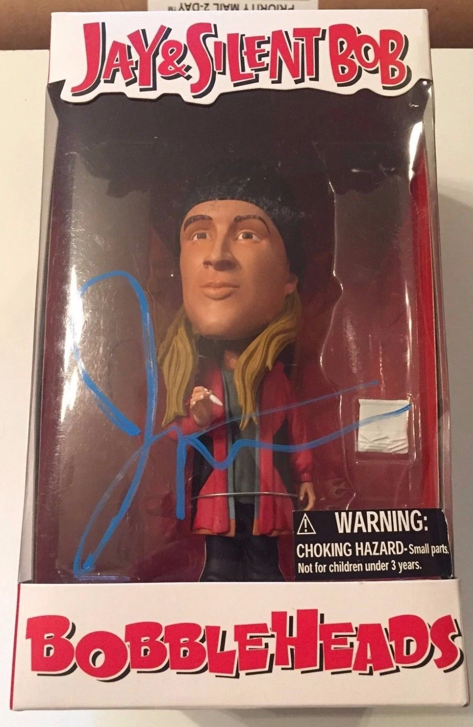 JASON MEWES SIGNED JAY AND SILENT BOB BOBBLEHEAD FIGURE BOBBLEHEADS COA
