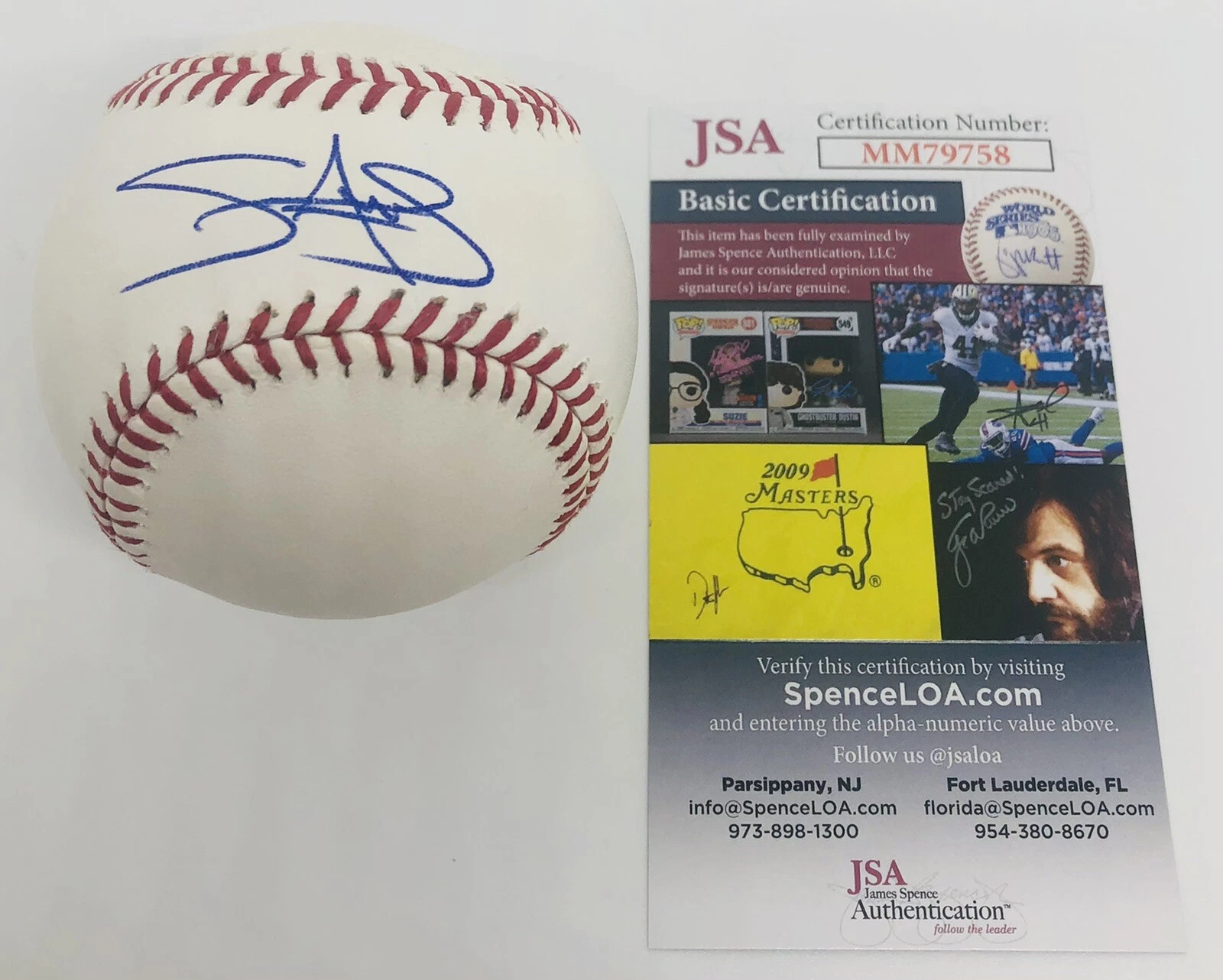 MIGUEL SANO SIGNED RAWLINGS MLB MAJOR LEAGUE BASEBALL MINNESOTA TWINS JSA COA