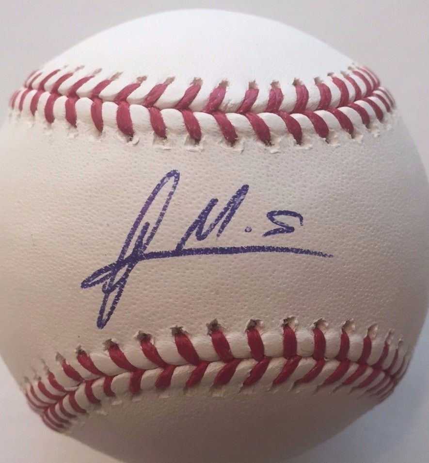 FRANCIS MARTES SIGNED RAWLINGS MLB MAJOR LEAGUE BASEBALL HOUSTON ASTROS COA