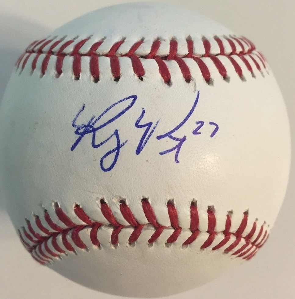 RILEY PINT SIGNED RAWLINGS MLB BASEBALL COLORADO ROCKIES COA