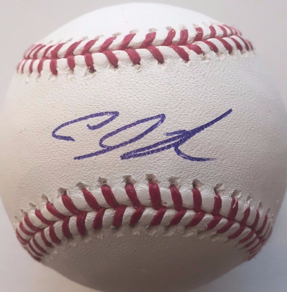 AJ REED SIGNED RAWLINGS MLB BASEBALL 2014 GOLDEN SPIKES ASTROS WHITE SOX COA