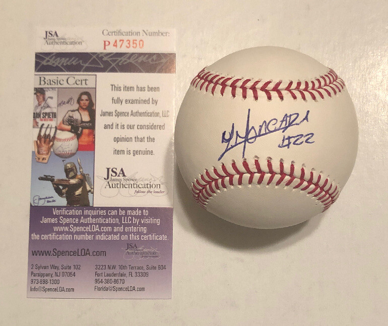 YOAN MONCADA SIGNED RAWLINGS MLB MAJOR LEAGUE BASEBALL CHICAGO WHITE SOX JSA COLLECTIBLE MEMORABILIA