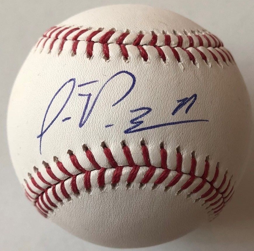 FRANKLIN PEREZ SIGNED RAWLINGS MLB BASEBALL DETROIT TIGERS COA