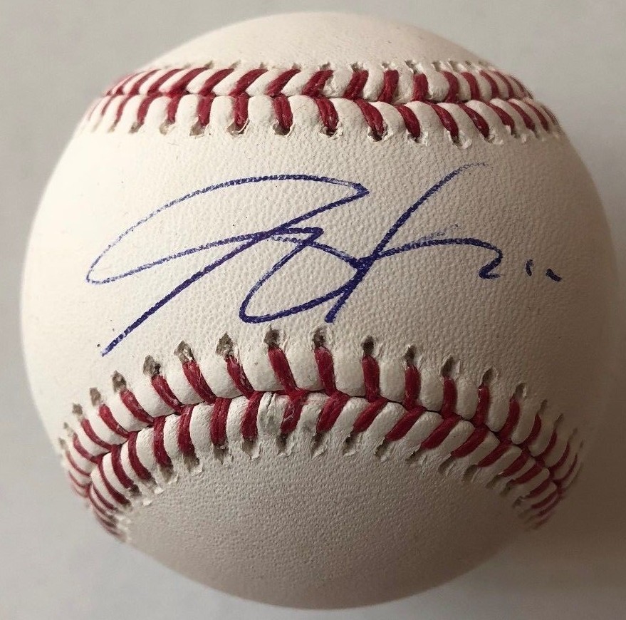 FORREST WHITLEY SIGNED RAWLINGS MLB BASEBALL HOUSTON ASTROS COA