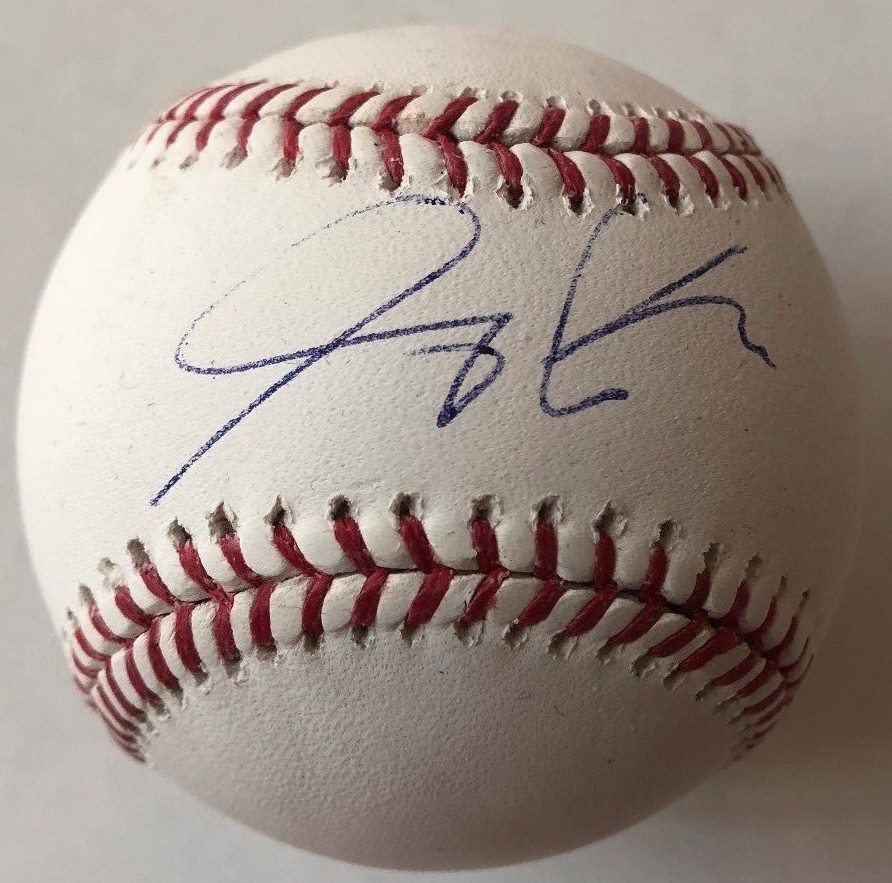 FORREST WHITLEY SIGNED RAWLINGS MLB BASEBALL HOUSTON ASTROS COA