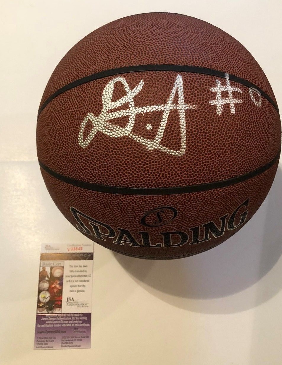 DEANDRE AYTON SIGNED SPALDING NBA BASKETBALL PHOENIX SUNS JSA COA