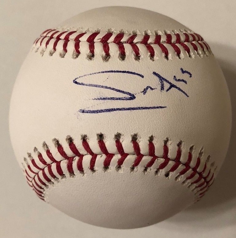 SEAN MANAEA SIGNED RAWLINGS MLB BASEBALL OAKLAND ATHLETICS COA