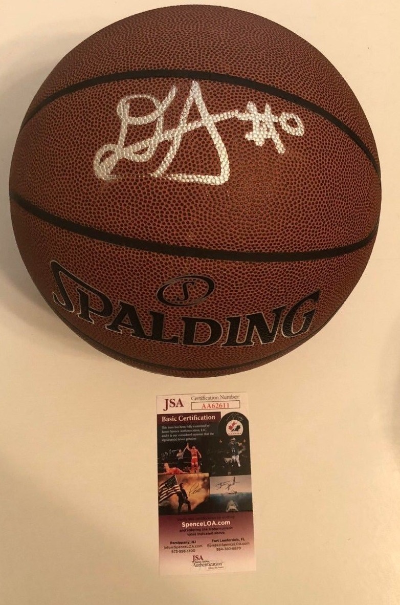 DEANDRE AYTON SIGNED SPALDING NBA BASKETBALL PHOENIX SUNS JSA COA