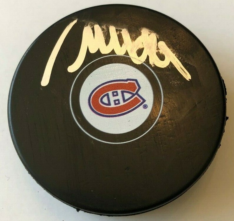 ANTTI NIEMI SIGNED MONTREAL CANADIENS HOCKEY PUCK W/CASE COA