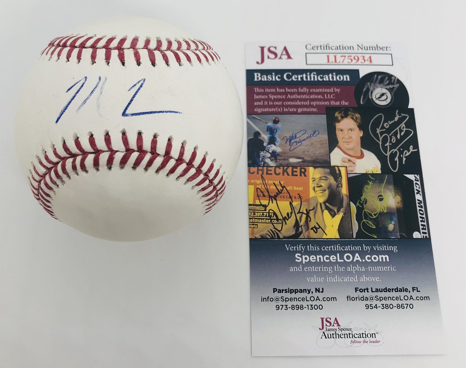MATTHEW MATT LIBERATORE SIGNED RAWLINGS MLB BASEBALL ST LOUIS CARDINALS JSA COA