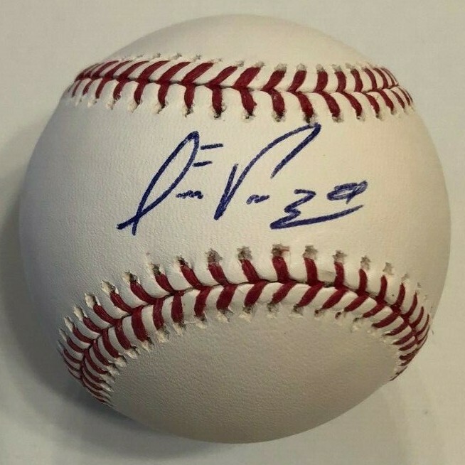 FRANKLIN PEREZ SIGNED RAWLINGS MLB BASEBALL DETROIT TIGERS COA
