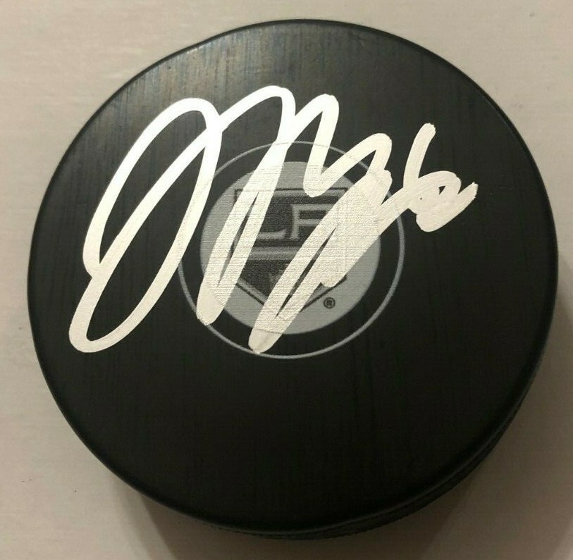 JOAKIM RYAN SIGNED LOS ANGELES KINGS HOCKEY PUCK W/ CASE COA