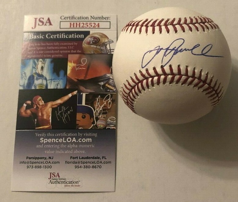 JEFF BAGWELL SIGNED RAWLINGS MLB BASEBALL HOUSTON ASTROS JSA