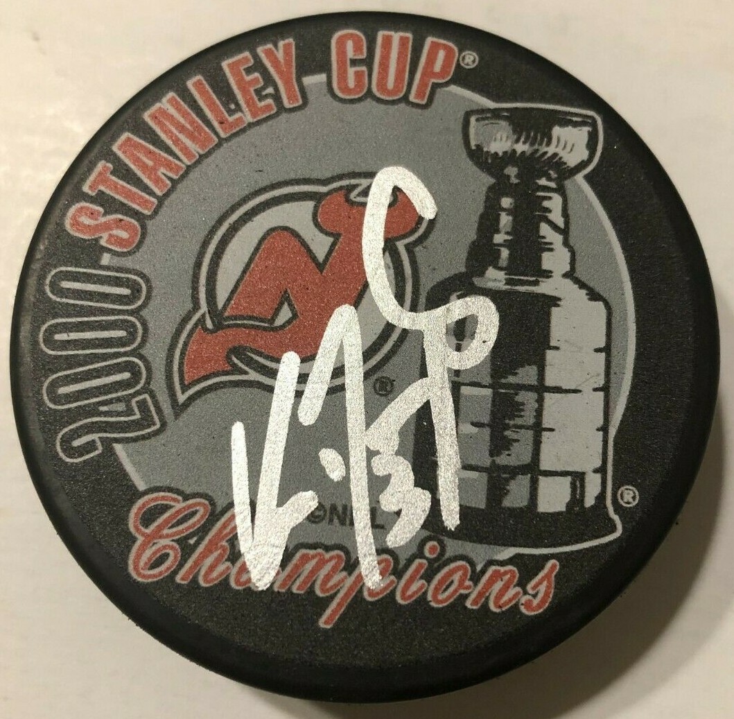 KEN DANEYKO SIGNED 2000 STANLEY CUP PUCK W/ CASE NEW JERSEY DEVILS COA
