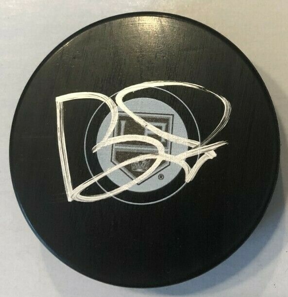 TOBIAS BJORNFOT SIGNED LOS ANGELES KINGS HOCKEY PUCK W/ CASE COA