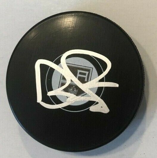 TOBIAS BJORNFOT SIGNED LOS ANGELES KINGS HOCKEY PUCK W/ CASE COA