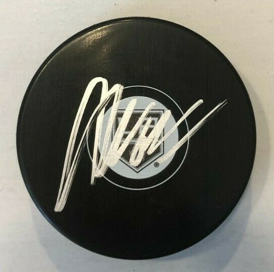 ARTHUR KALIYEV SIGNED LOS ANGELES KINGS HOCKEY PUCK W/ CASE COA