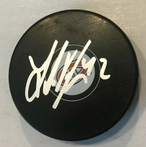 LUKAS VEJDEMO SIGNED MONTREAL CANADIENS HOCKEY PUCK W/ CASE COA