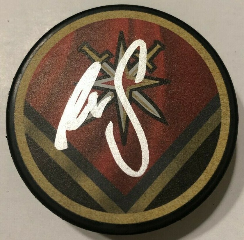 REILLY SMITH SIGNED VEGAS GOLDEN KNIGHTS HOCKEY PUCK W/ CASE COA