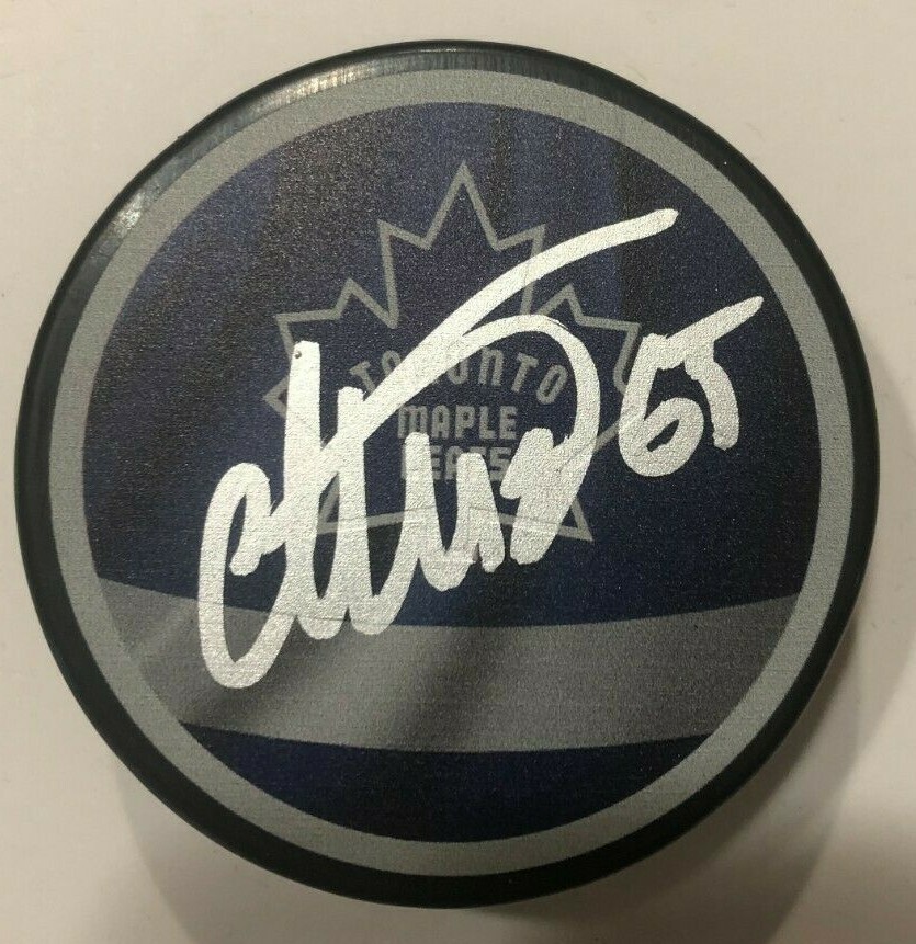 ILYA MIKHEYEV SIGNED TORONTO MAPLE LEAFS HOCKEY PUCK W/ CASE COA