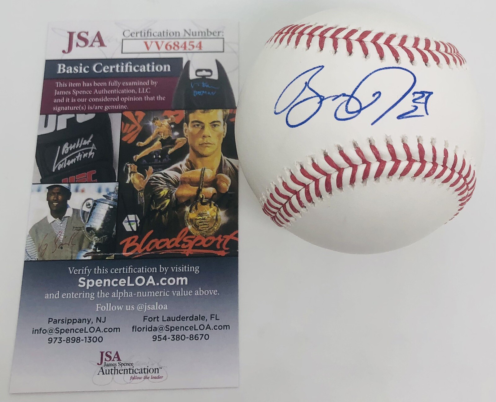 BOBBY DALBEC SIGNED RAWLINGS MLB BASEBALL BOSTON RED SOX JSA