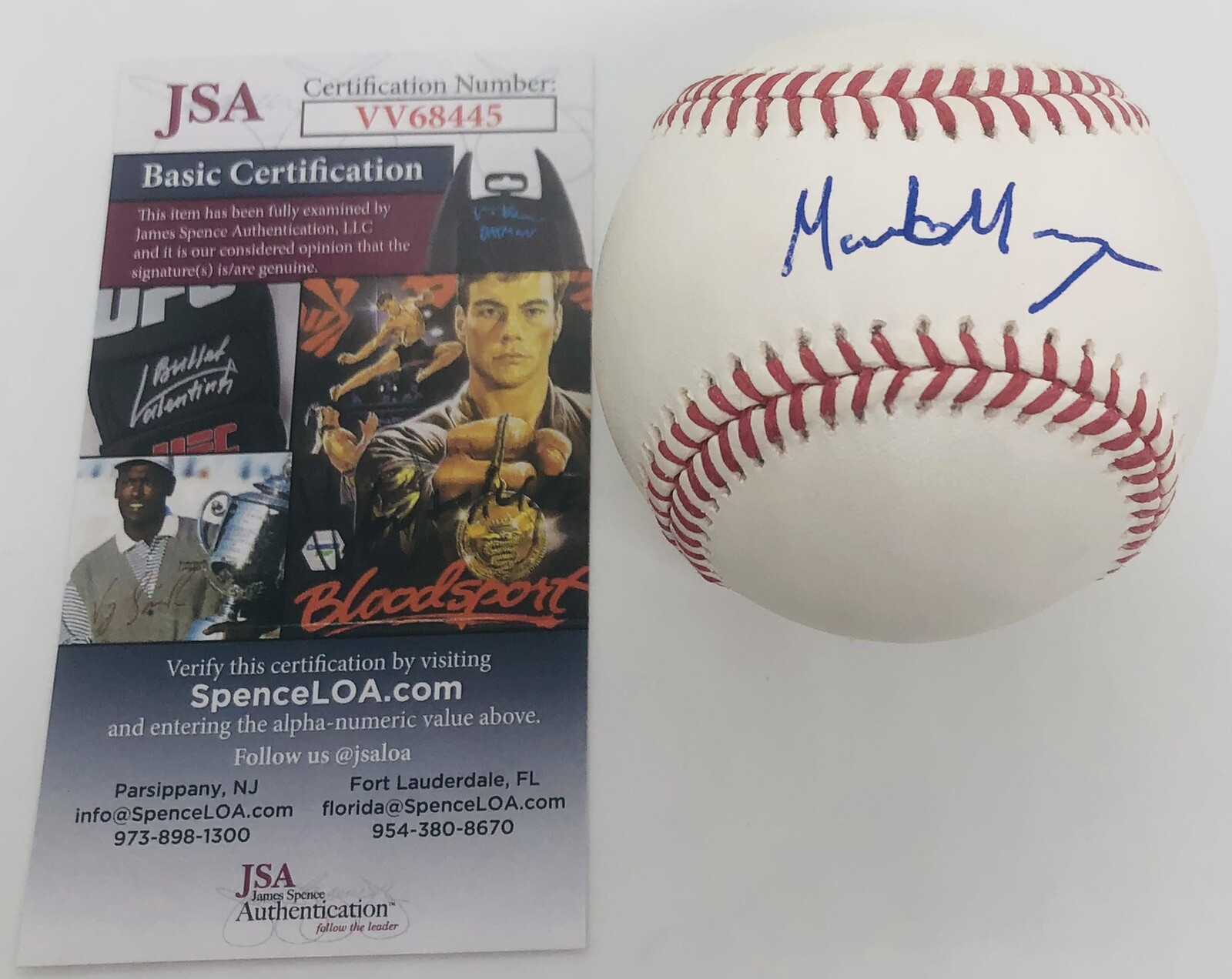 MARCELO MAYER SIGNED RAWLINGS MLB BASEBALL BOSTON RED SOX JSA COA