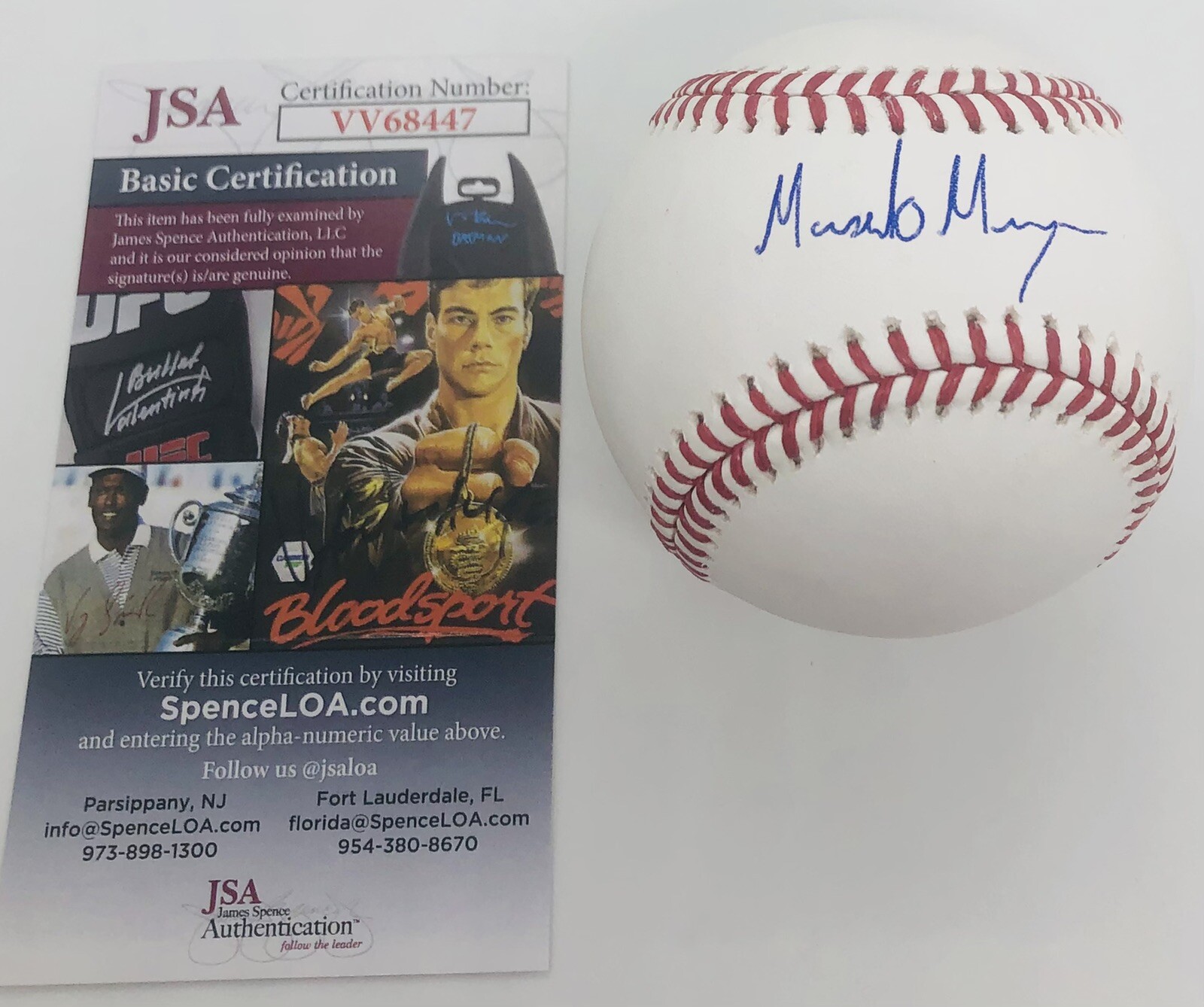 MARCELO MAYER SIGNED RAWLINGS MLB BASEBALL BOSTON RED SOX JSA COA