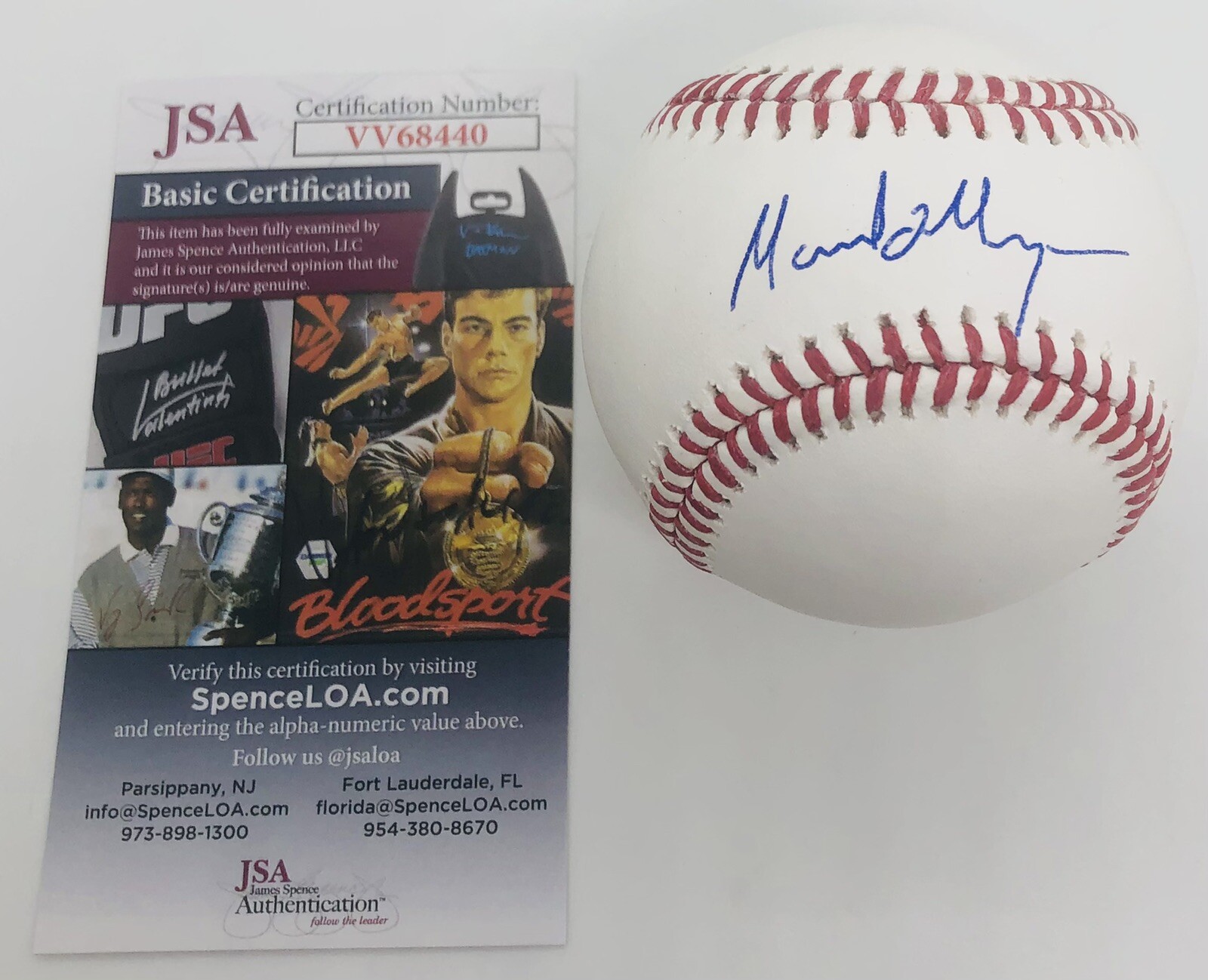 MARCELO MAYER SIGNED RAWLINGS MLB BASEBALL BOSTON RED SOX JSA COA