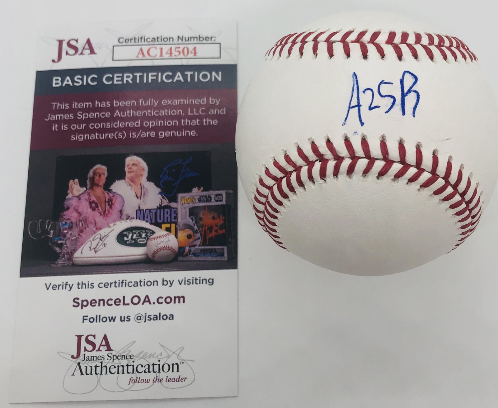 ALEX RAMIREZ SIGNED RAWLINGS MLB BASEBALL NEW YORK METS ALEXANDER JSA COA