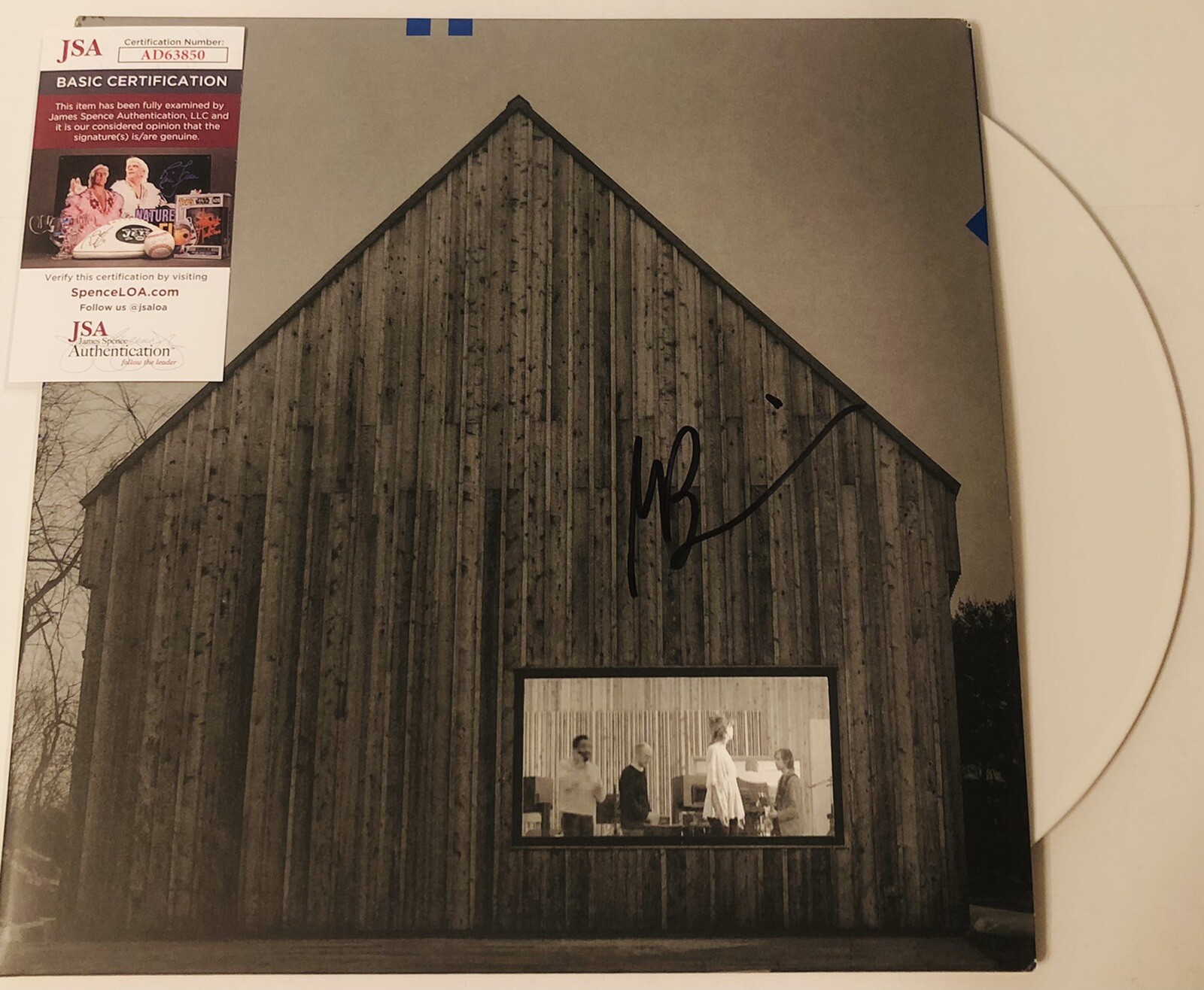 MATT BERNINGER SIGNED THE NATIONAL SLEEP WELL BEAST VINYL RECORD ALBUM JSA COA