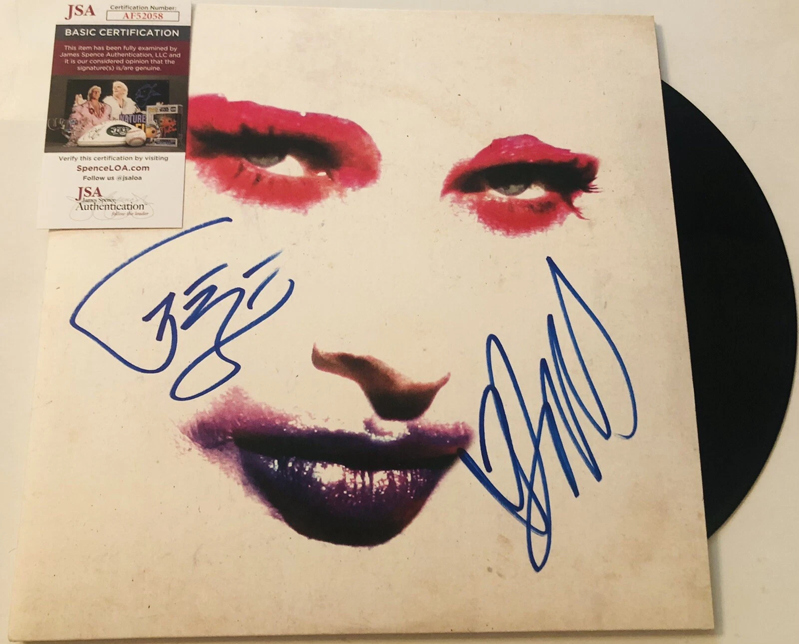 ALEXISONFIRE SIGNED OTHERNESS VINYL LP RECORD ALBUM DALLAS GREEN GEORGE JSA COA