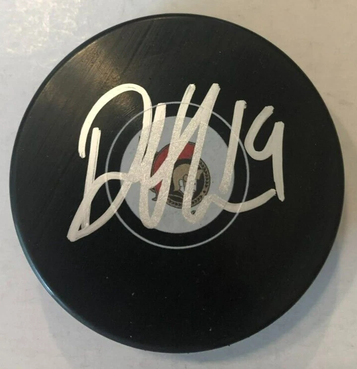 DRAKE BATHERSON SIGNED AUTOGRAPHED OTTAWA SENATORS HOCKEY PUCK W/ CASE COA