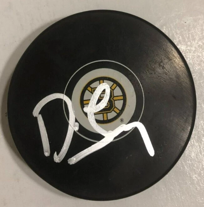 DON SWEENEY SIGNED AUTOGRAPHED BOSTON BRUINS HOCKEY PUCK W/ CASE COA