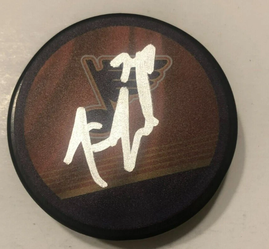 JUSTIN FAULK SIGNED AUTOGRAPHED ST LOUIS BLUES HOCKEY PUCK W/ CASE COA