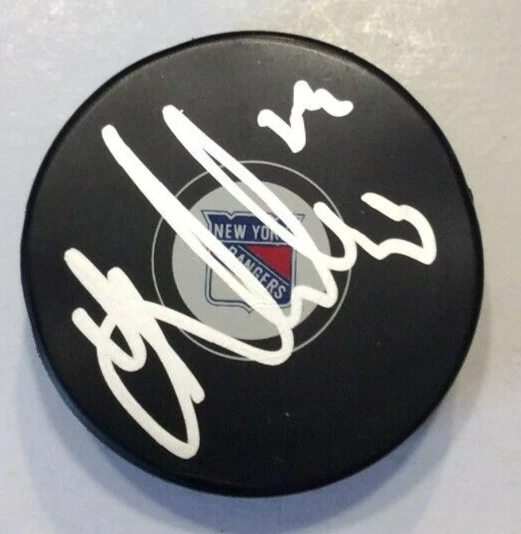 KAAPO KAKKO SIGNED NEW YORK RANGERS HOCKEY PUCK W/ CASE COA