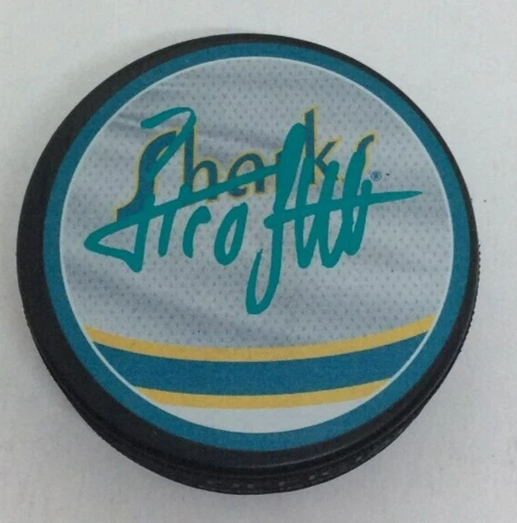 NICO STURM SIGNED AUTOGRAPHED SAN JOSE SHARKS HOCKEY PUCK W/ CASE COA