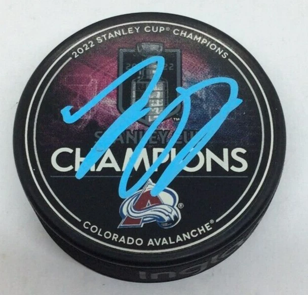 JUSSI PARKKILA SIGNED COLORADO AVALANCHE 2022 STANLEY CUP HOCKEY PUCK W CASE COA