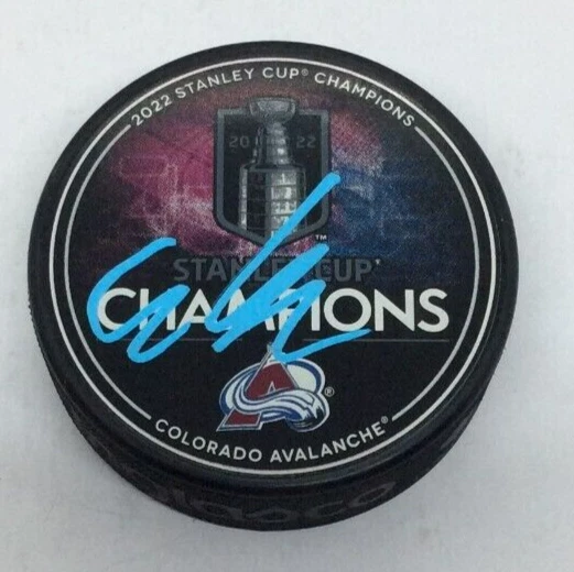 ARTTURI LEHKONEN SIGNED COLORADO AVALANCHE 2022 STANLEY CUP PUCK W/ CASE COA