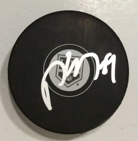 PHEONIX COPLEY SIGNED LOS ANGELES KINGS HOCKEY PUCK W/ CASE COA