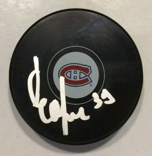 ENRICO CICCONE SIGNED MONTREAL CANADIENS HOCKEY PUCK W/ CASE COA