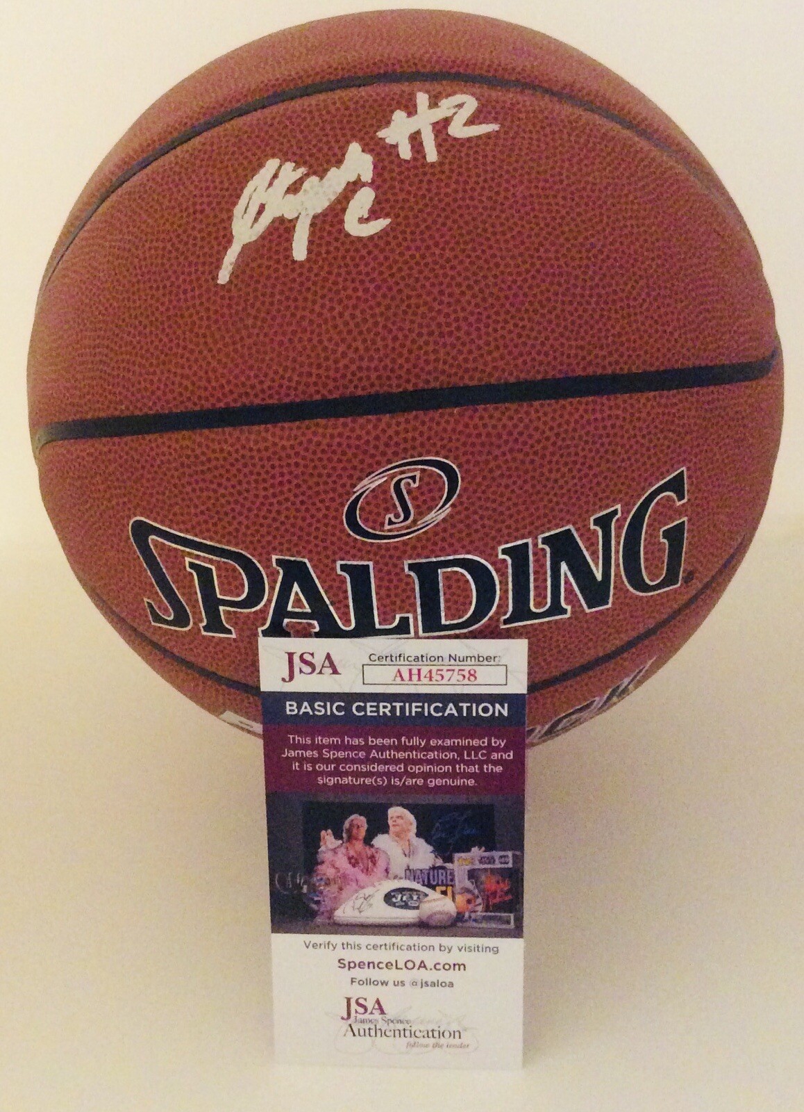 STEPHON CASTLE SIGNED SPALDING BASKETBALL UCONN CONNECTICUT JSA COA