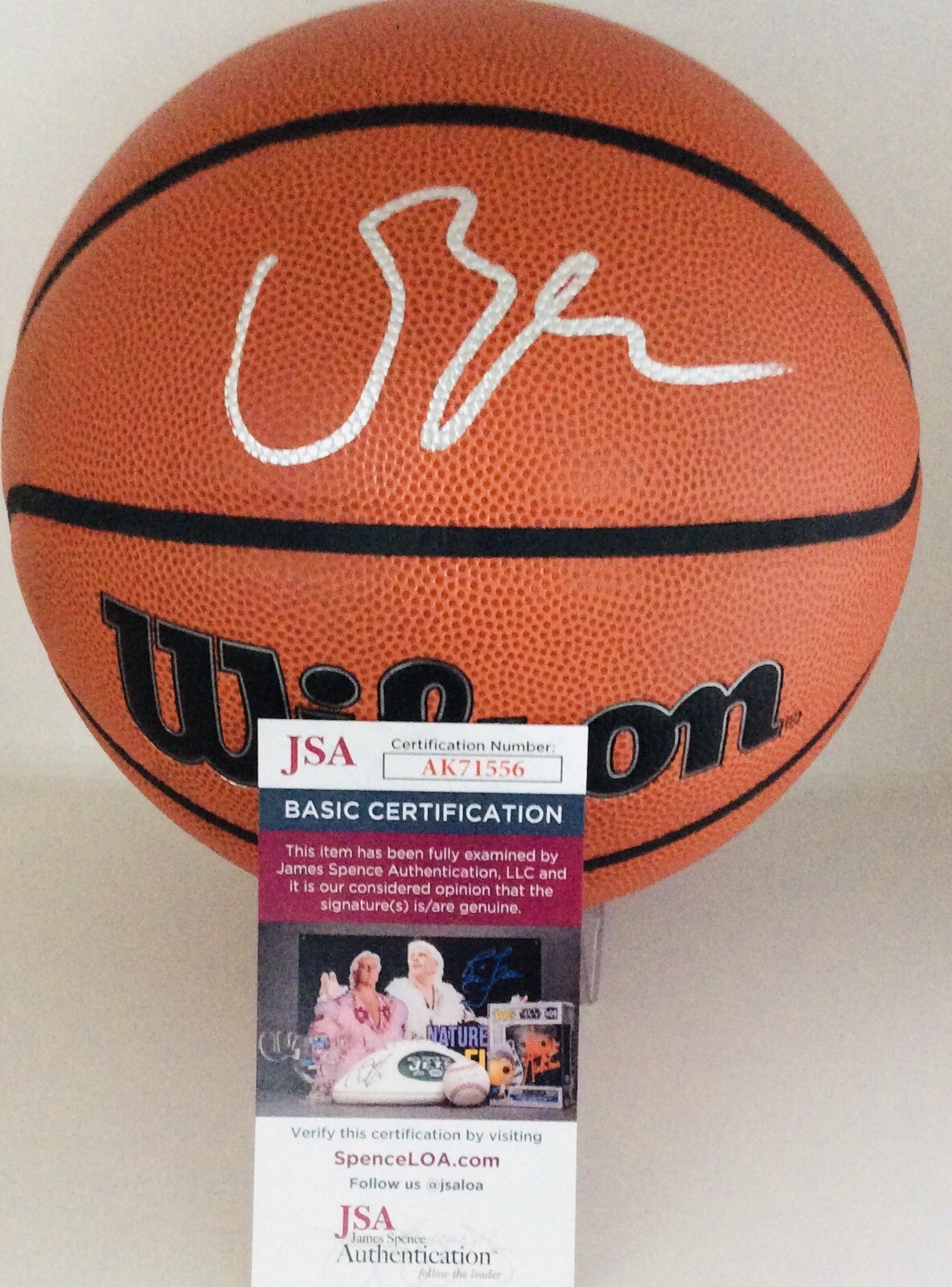 CAMERON BOOZER SIGNED WILSON NBA BASKETBALL CAM FUTURE SUPERSTAR JSA COA