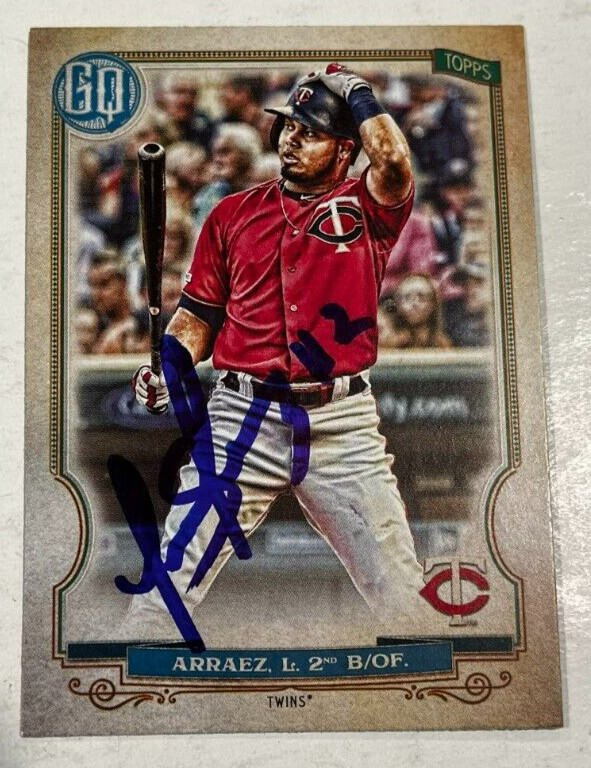 LUIS ARRAEZ SIGNED 2020 TOPPS GYPSY QUEEN BASEBALL CARD AUTO