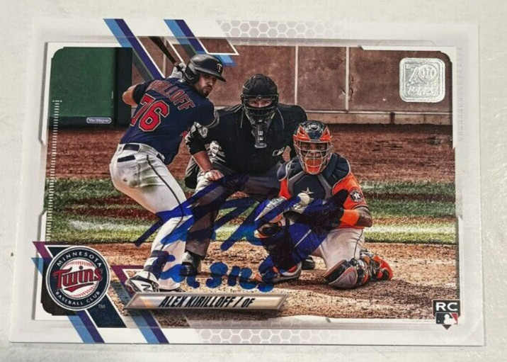 ALEX KIRILLOFF SIGNED 2021 TOPPS BASEBALL CARD AUTOGRAPH AUTO