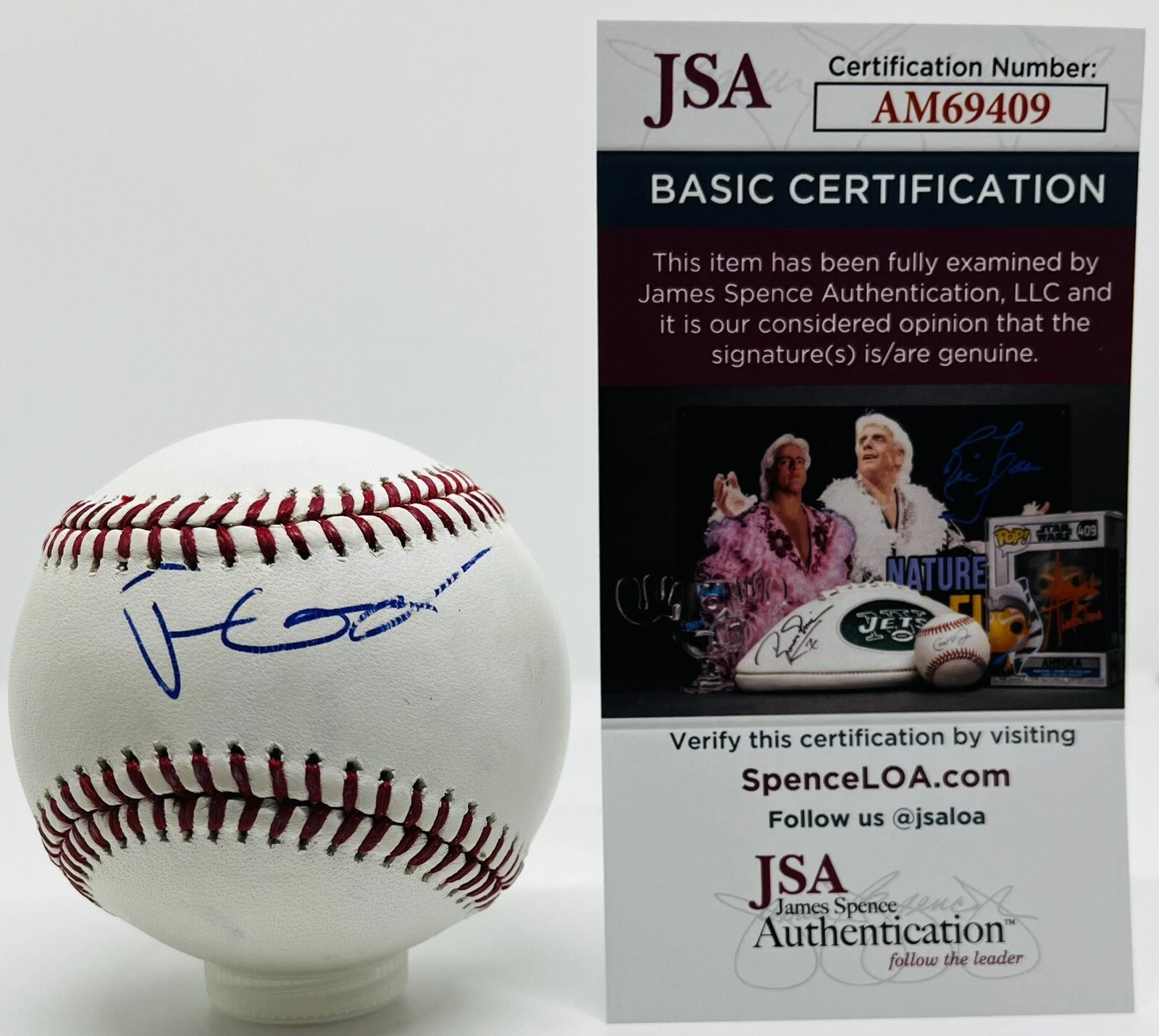 JUSTIN CRAWFORD SIGNED RAWLINGS MLB BASEBALL PHILADELPHIA PHILLIES JSA COA