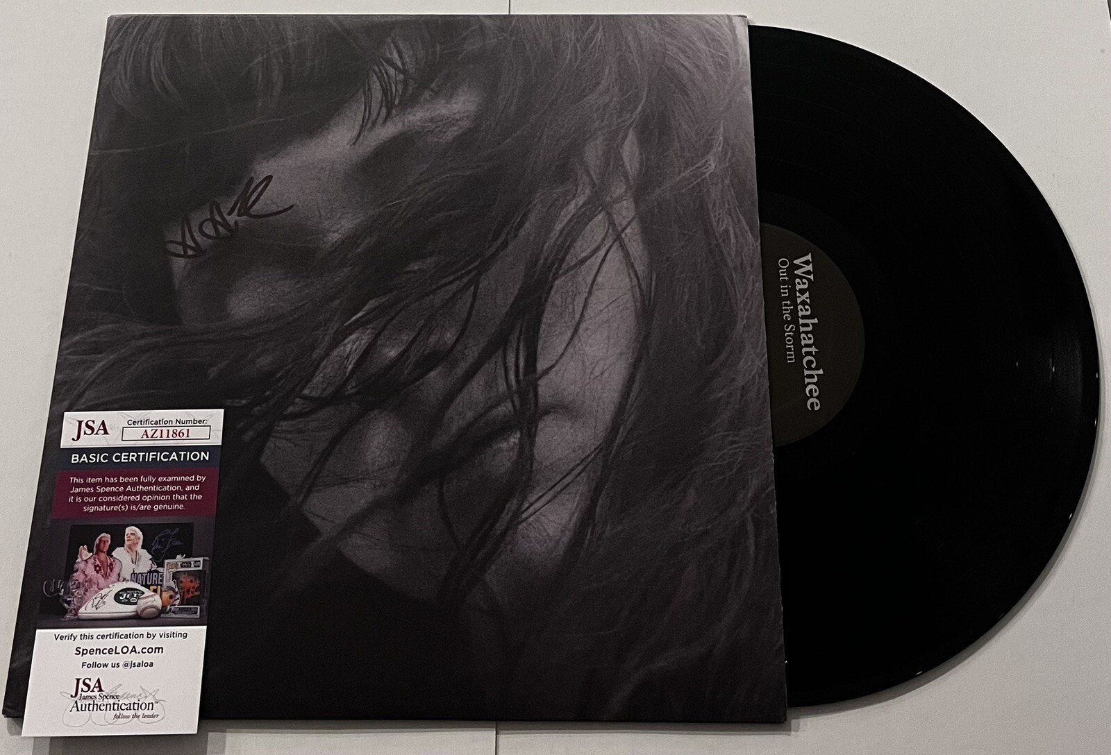 WAXAHATCHEE SIGNED OUT IN THE STORM LP VINYL RECORD KATIE CRUTCHFIELD JSA COA