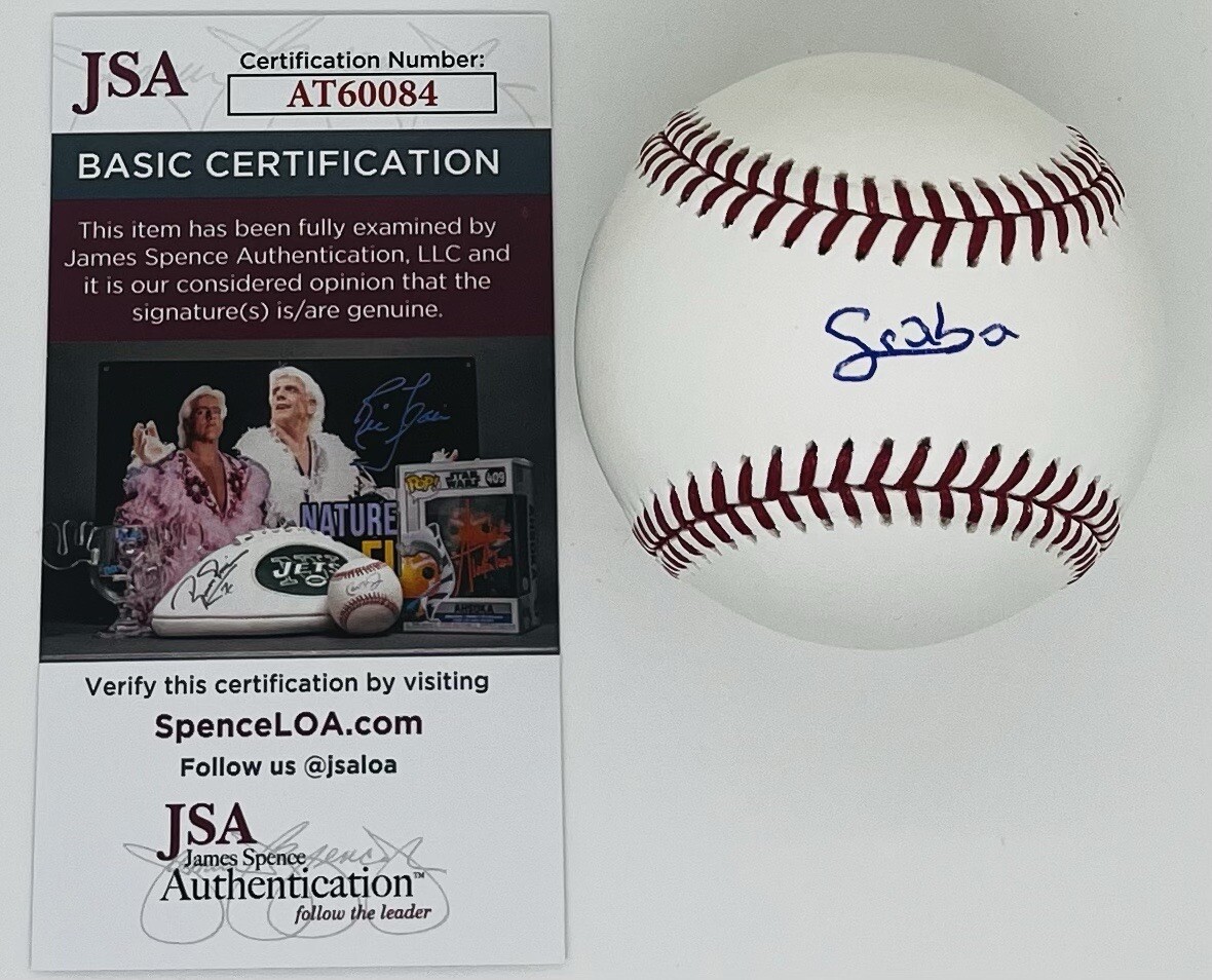 STARLYN CABA SIGNED RAWLINGS MAJOR LEAGUE BASEBALL PHILADELPHIA PHILLIES JSA COA